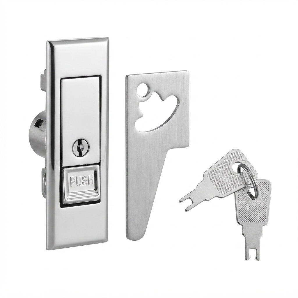 Push Lock Tangki Solar (+ With Key) - aksesoris bus BUSPART.ID